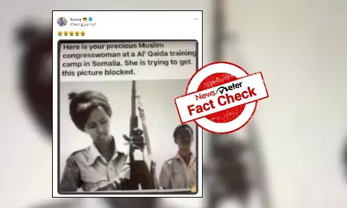 Fact Check: This photo does not feature US Congresswoman Ilhan Omar at Al Qaeda training camp