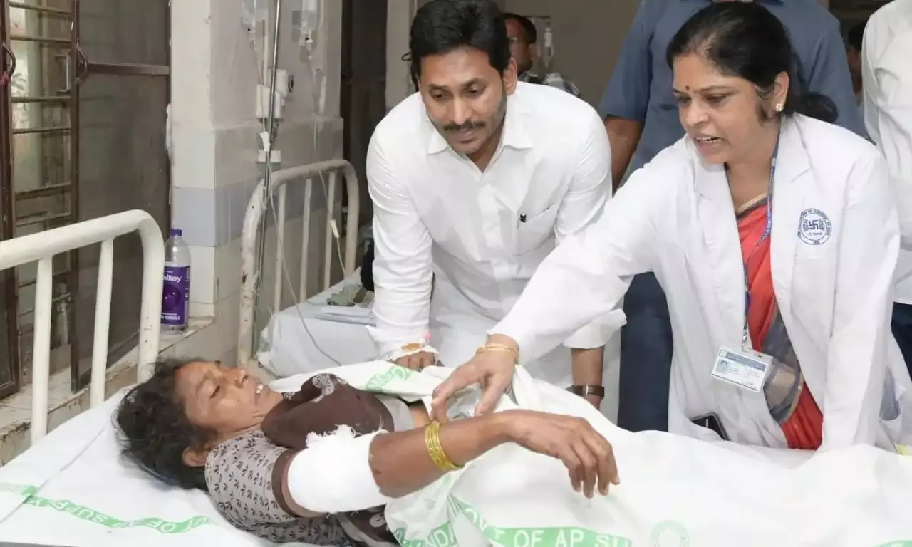 Vizianagaram train accident: Toll rises to 14; Jagan visits injured at hospital