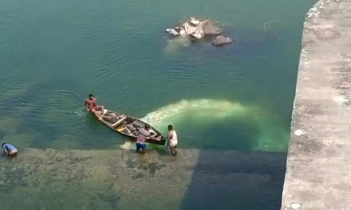 Kaleshwaram project: Another water leakage found at two gates of Annaram barrage