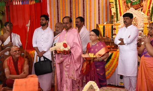 Amid elections, KCR holds Rajashyamala Yagam for prosperity’ of Telangana, AP