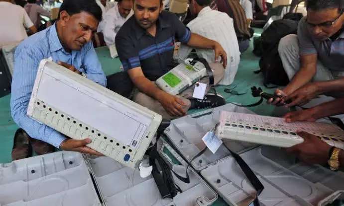 Central EC team from Delhi visits telangana oversees poll preparedness state