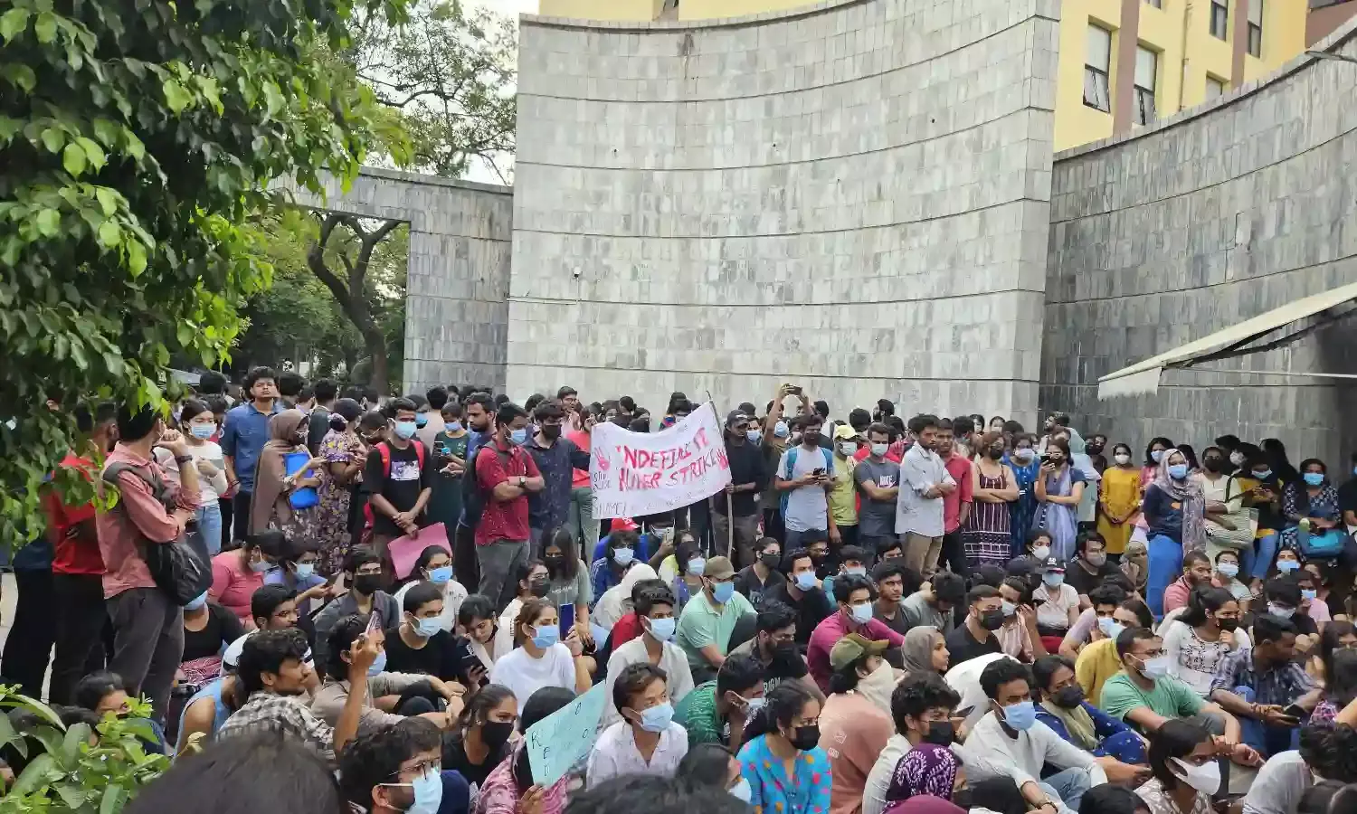 EFLU students resume protest with hunger strike; police detain several students