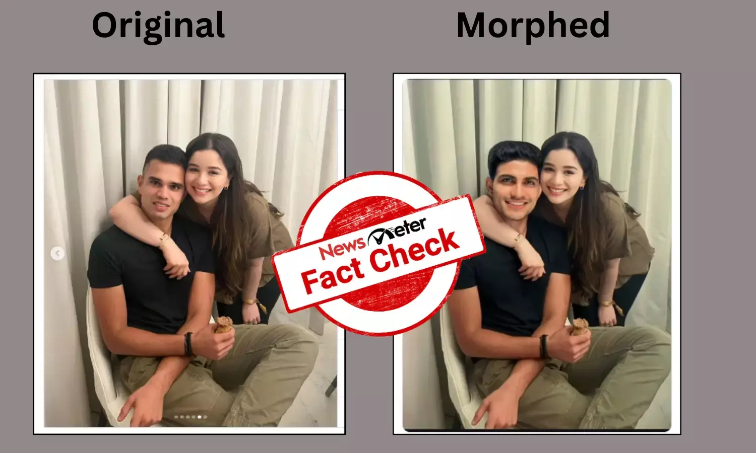 Fact Check: Morphed photo claims Sara Tendulkar dating Shubman Gill