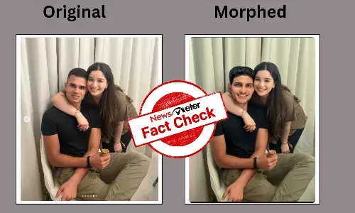 Fact Check: Morphed photo claims Sara Tendulkar dating Shubman Gill