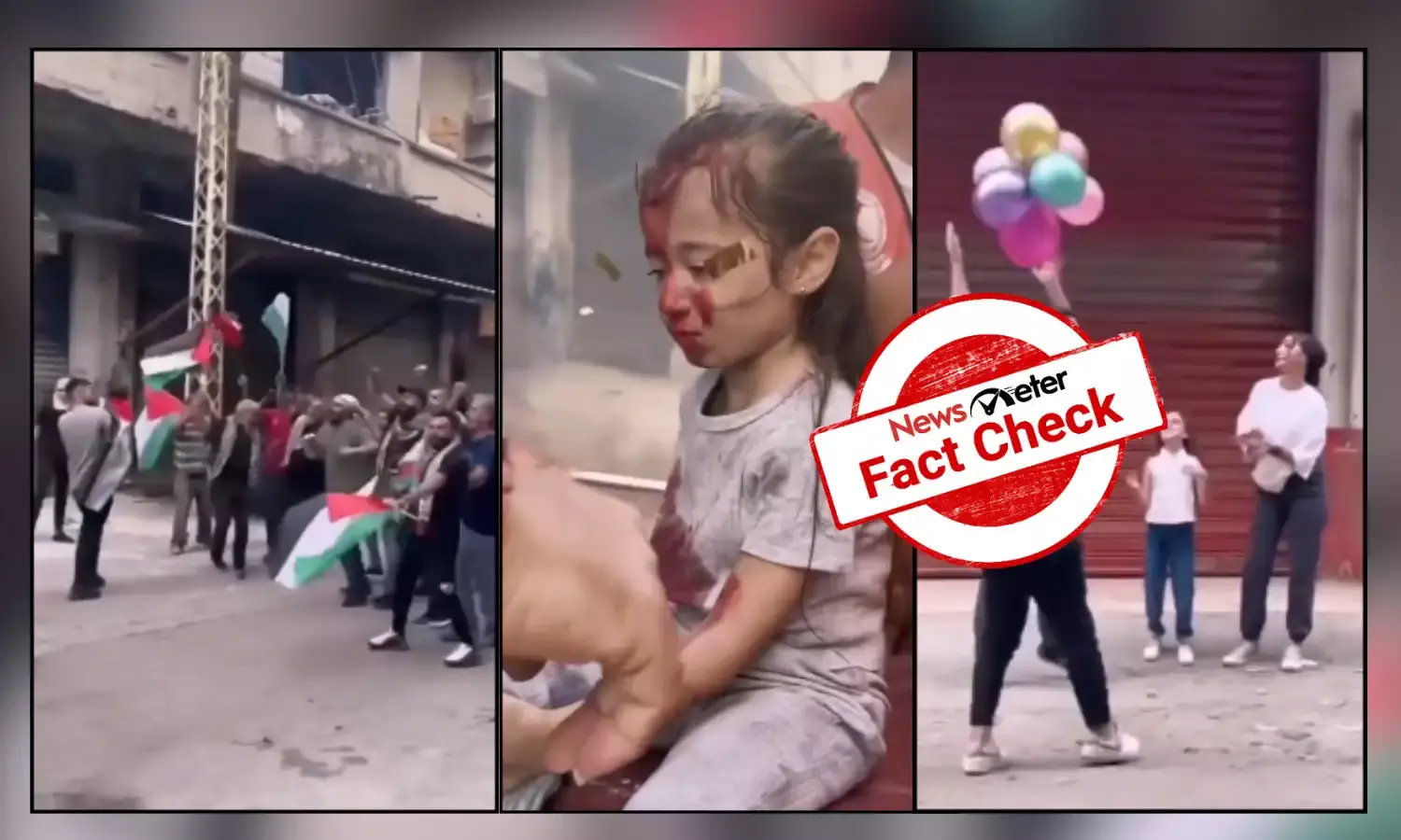 Fact Check: BTS footage from Lebanese film peddled as Palestinians faking injuries