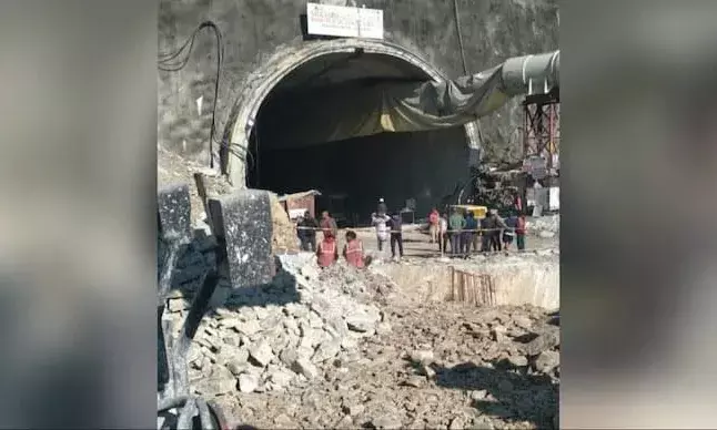Uttarakhand: 40 workers trapped in under-construction tunnel, rescue work by NDRF