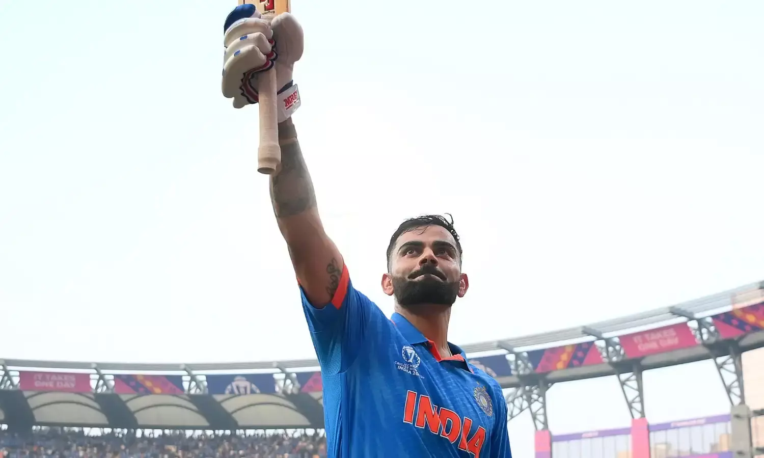 Kohli scores 50th ton as India march into World Cup final with 70-run win over New Zealand
