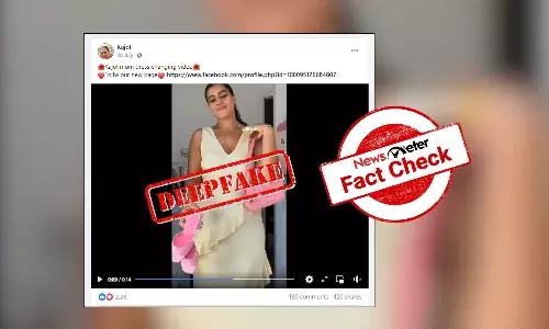 Fact Check: Viral video of Kajol changing dress is a deepfake
