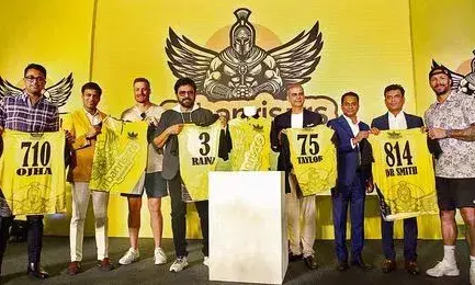 Raina-led Urbanrisers Hyderabad cricket team unveil jersey; debut match on November 21