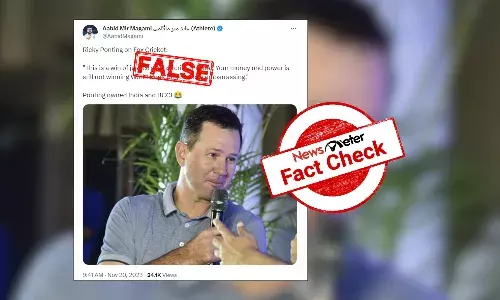 Fact Check: No, Ricky Pointing did not call India and BCCI āmafia of cricketā