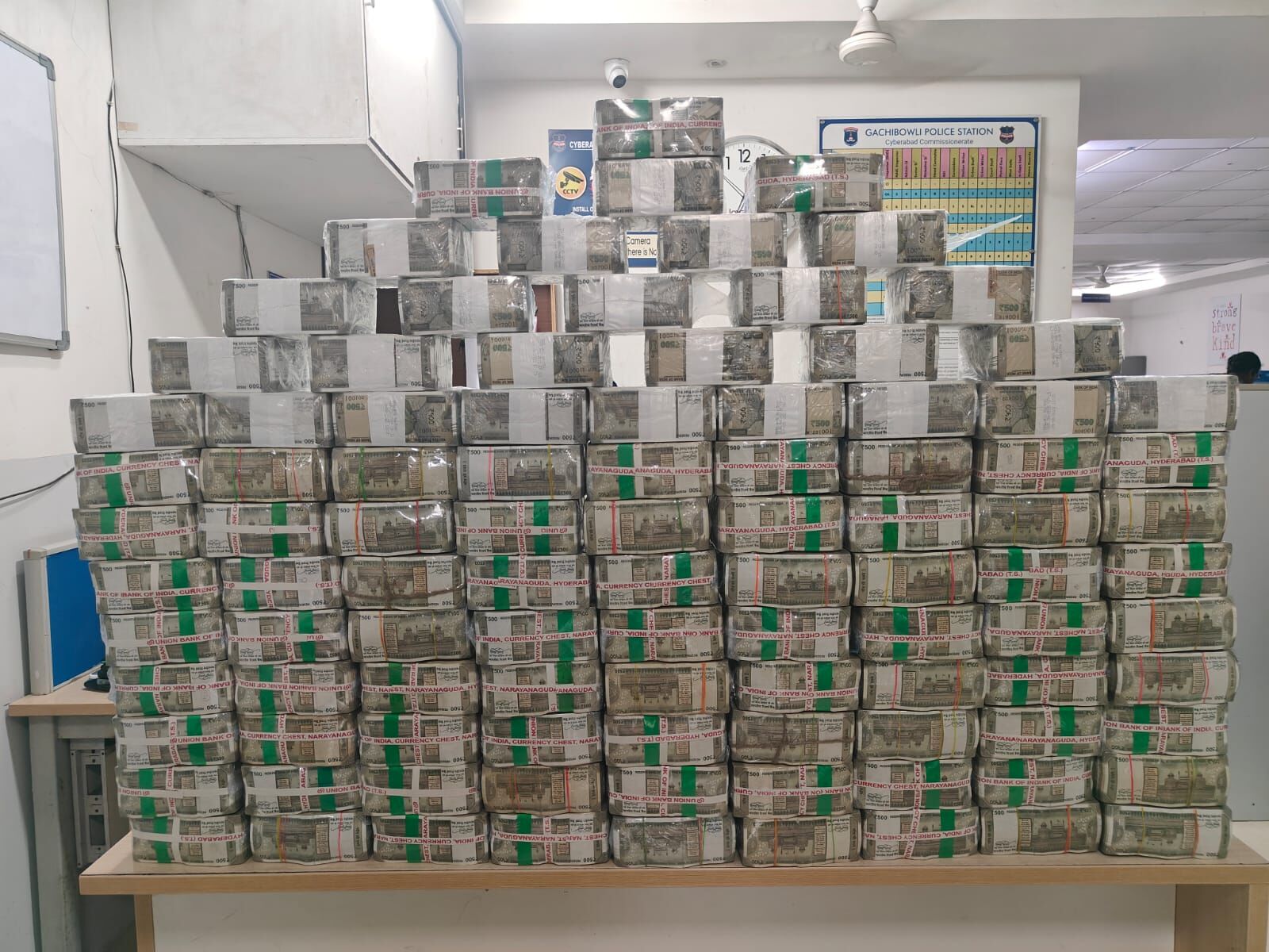 Telangana Elections Rs 5 crore seized from car in Gachibowli at