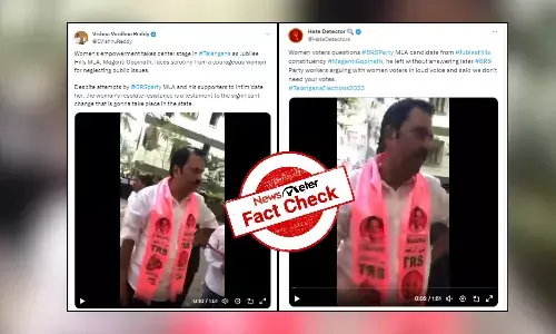 Fact Check: BRS MLA candidate Maganti Gopinathās 2018 video of interaction with angry voter linked to 2023 polls