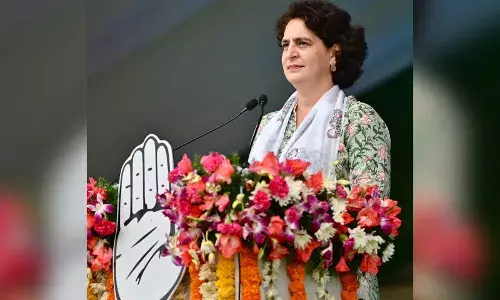 KCR government past expiry date, says Priyanka; claims massive wave in favour of Congress