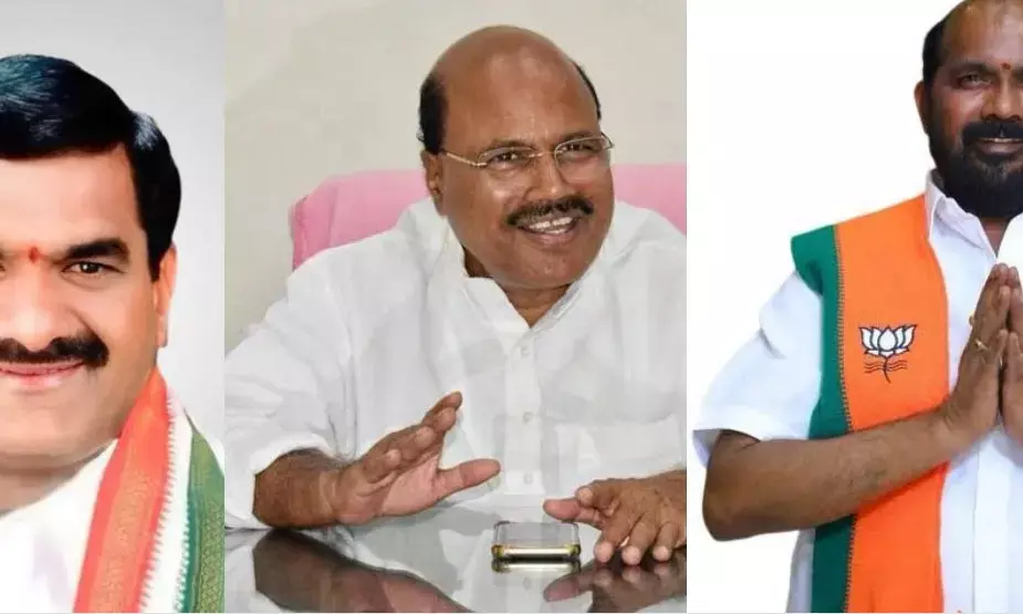 Ibrahimpatnam: Congress candidate tries hard to avenge his 2018 defeat; BRS banks on development, BJP tries to woo BCs