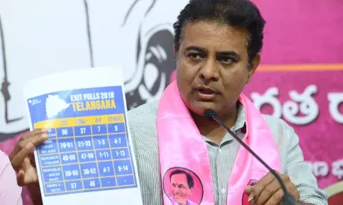 December 3 results will be an egg on your face: KTR lashes out on exit polls