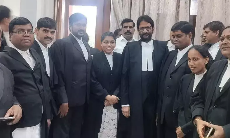 Telangana advocates commemorate Congress victory in Assembly polls