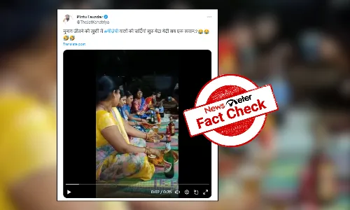 Fact Check: Viral video of women drinking alcohol does not show BJPās election victory