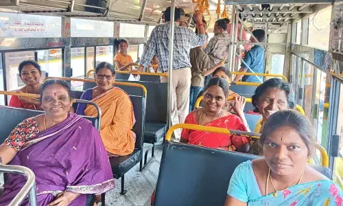Telangana women welcome free bus rides: No burden on government spending, says TSRTC