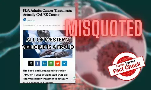 Fact Check: FDA did not announce that ‘cancer treatment causes cancer’: Know the truth
