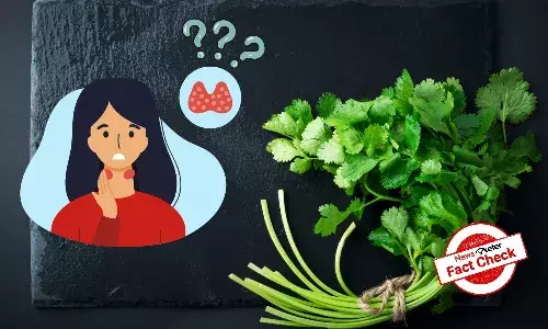 Fact Check: Can consuming coriander juice help cure thyroid disorders?