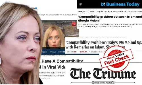 Fact Check: Old video of Italian PM Giorgia Meloni’s comment on Islam shared as recent