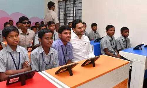 More than 4 lakh AP students set to receive personal tabs with hi-tech educational tools