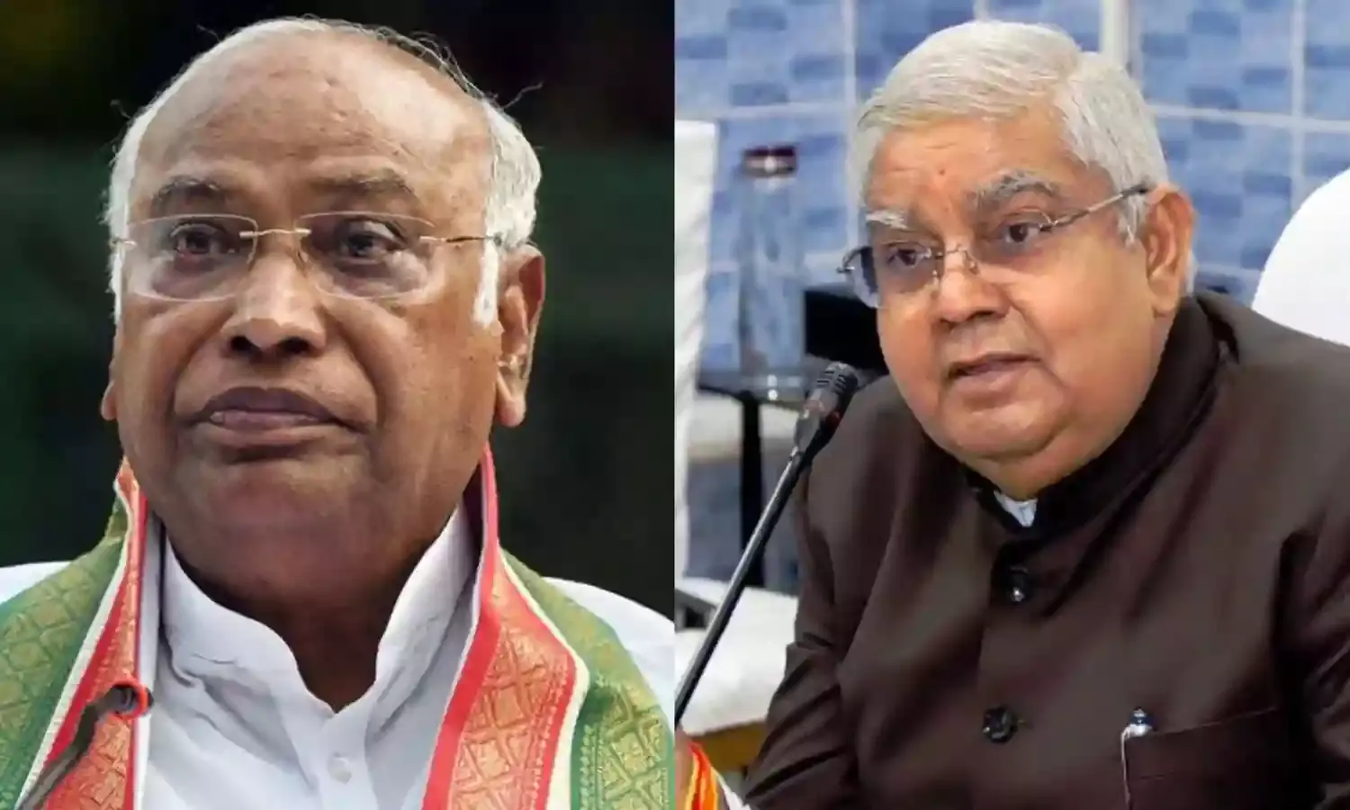 Kharge takes exception to Dhankar giving caste angle to protest