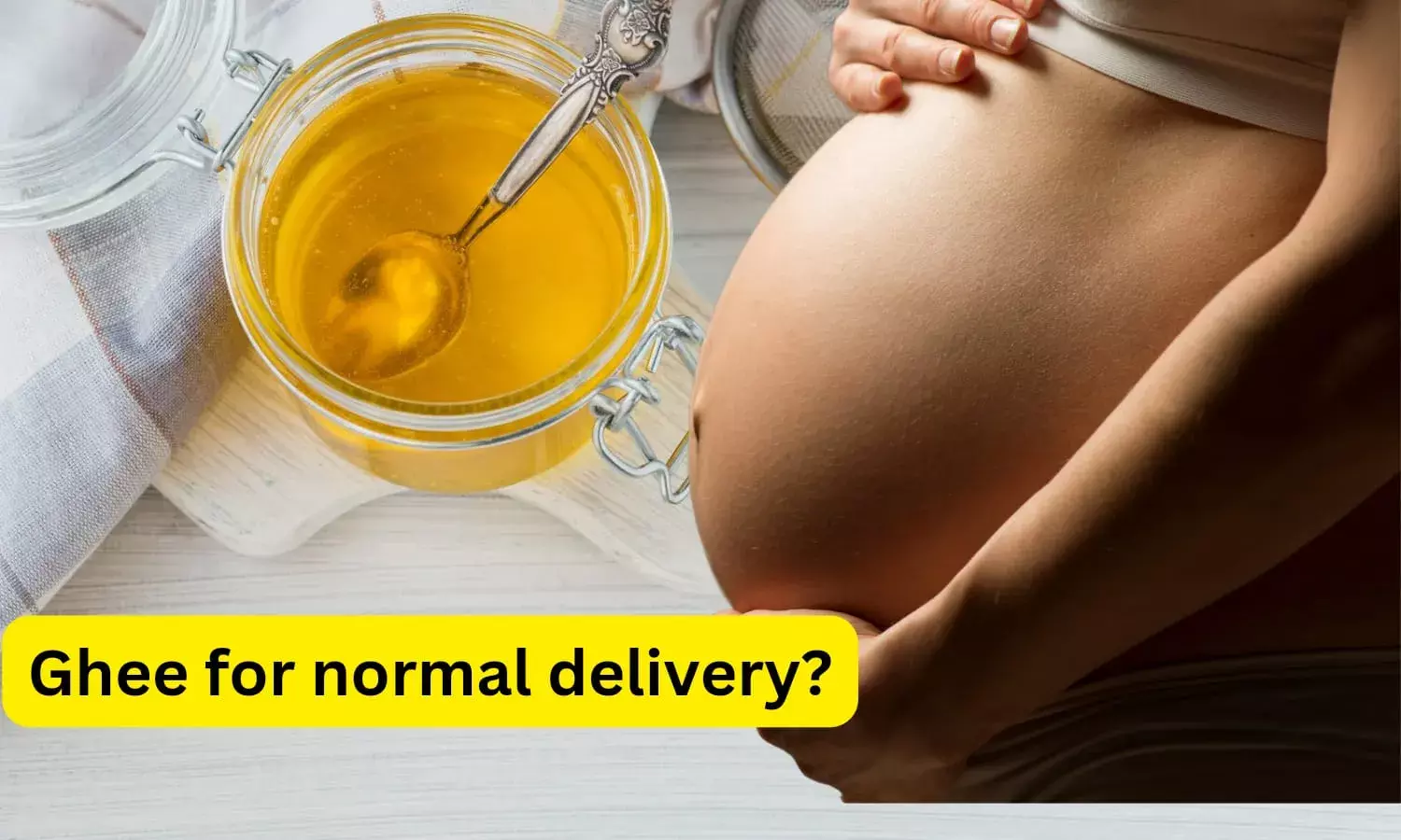 Fact Check: Does consuming ghee in the last trimester of pregnancy guarantee normal delivery?
