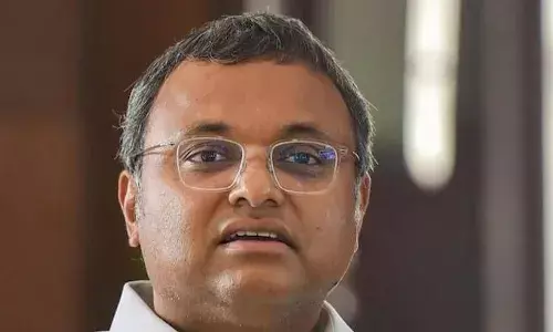 Karti Chidambaram appears before ED in money laundering case
