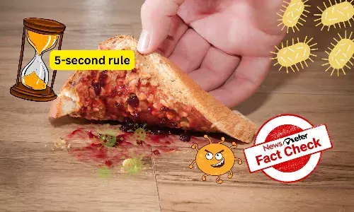 Fact Check: If you drop food but pick it up within five seconds, is it safe to eat?