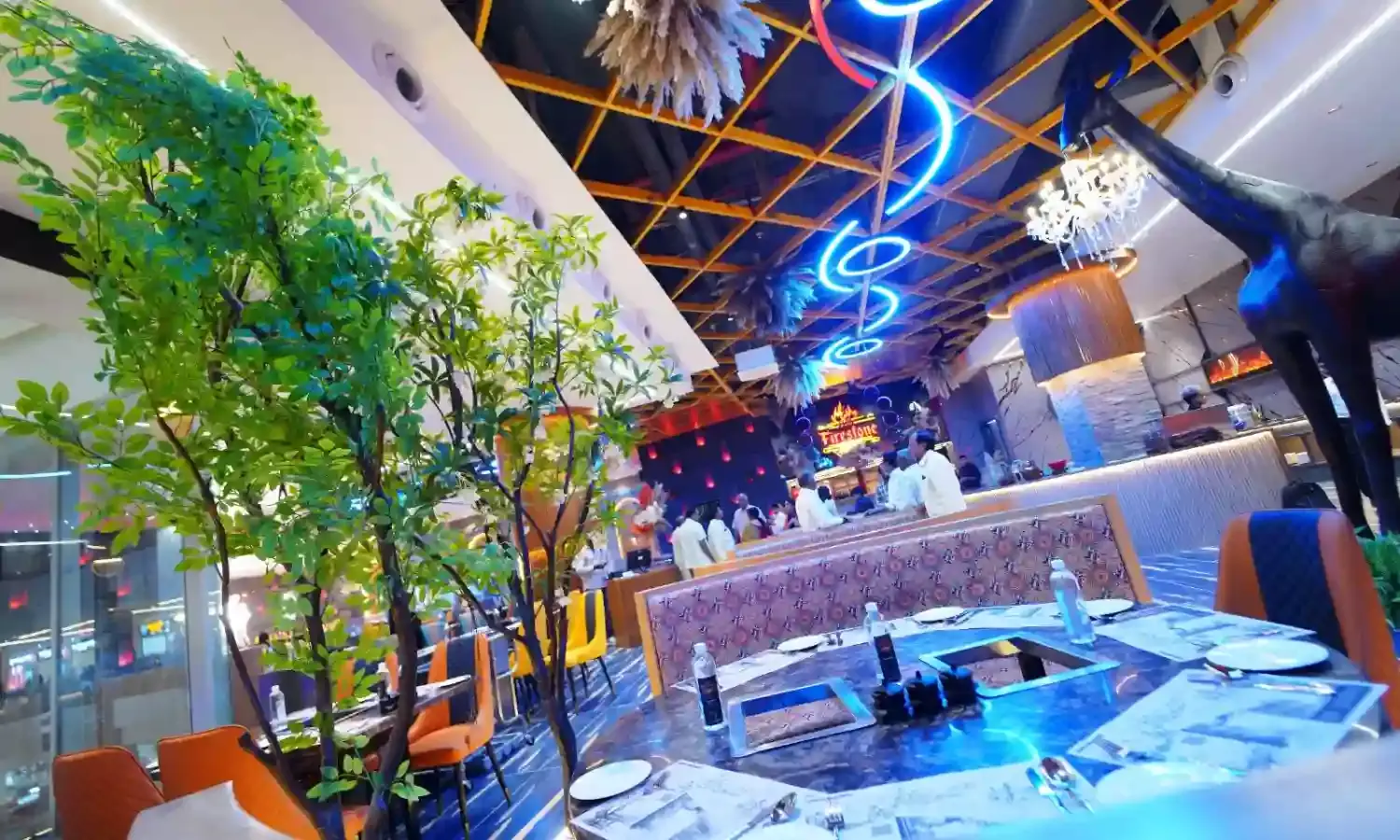 Try volcanic stone cooking at Firestone Grill in Lulu Mall; eat healthy with natural flavours