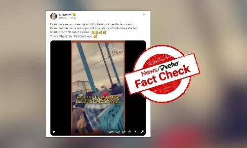 Fact Check: Video of clash between two pro-Khalistani groups falsely portrayed as Pakistanis vs. Khalistanis