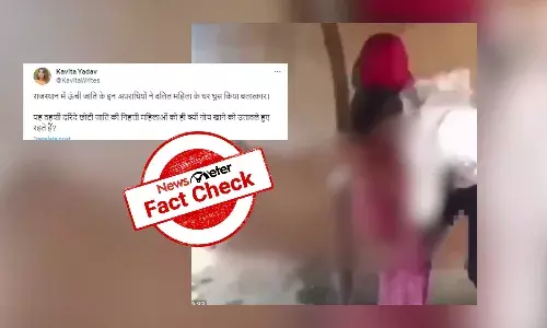 Fact Check: Video of domestic violence falsely shared as caste abuse incident in Rajasthan