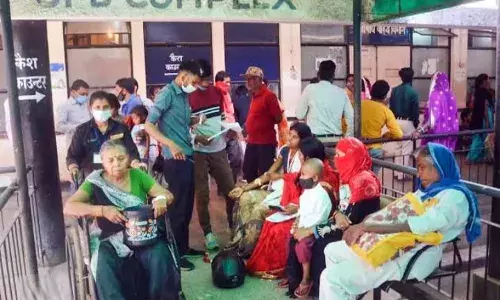 Hospital out-patient blocks high-risk areas for Covid spread; take precautions, say doctors