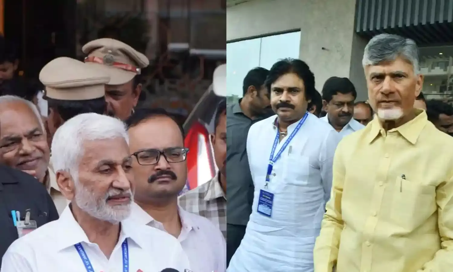 ECI team in AP: Naidu, Pawan allege irregulates in AP electoral rolls; YSRCP seeks action on fake complaints