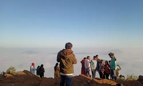 Vanjangi: Come, enjoy your Sankranti holidays watching beautiful sunrise from the hills