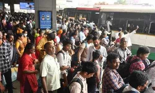 Sankranthi Surge: Festival travellers hit with hefty private bus fares; railway, bus stations overflow