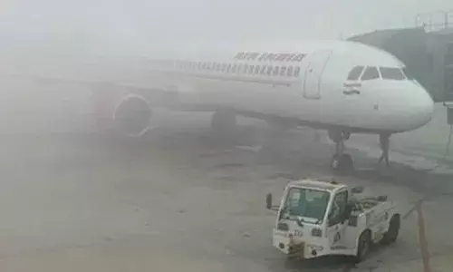 Early morning dense fog persists over north India, rail traffic affected