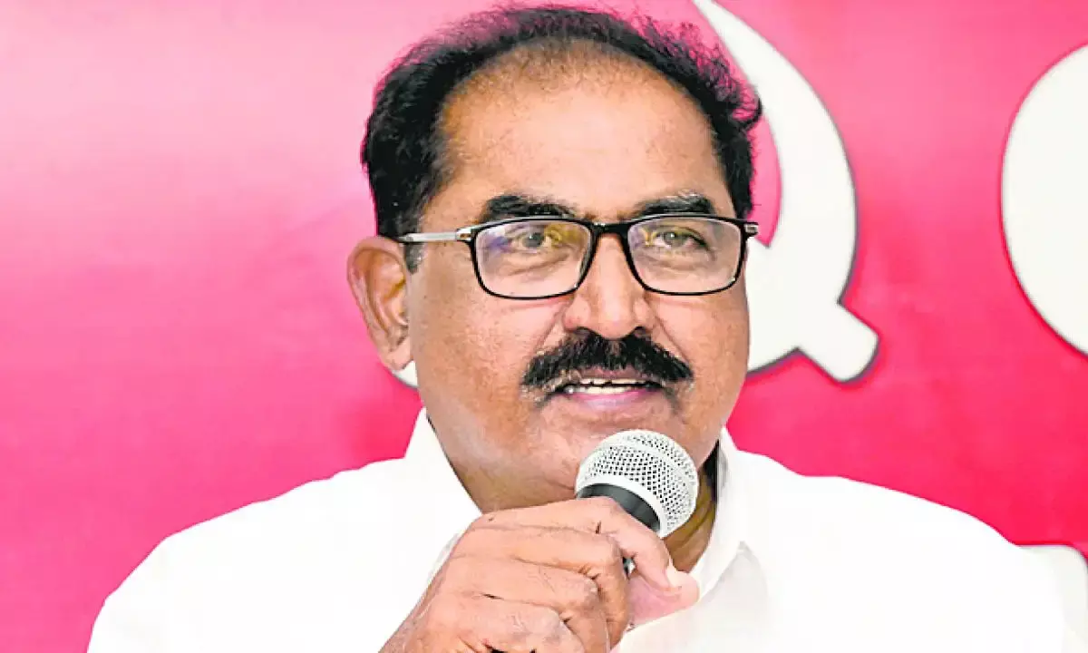 Telangana: CPI-M leader Tammineni Veerabhadram hospitalised