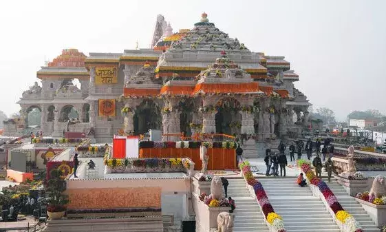 Rammay Ayodhya set for consecration ceremony, temple town decked up