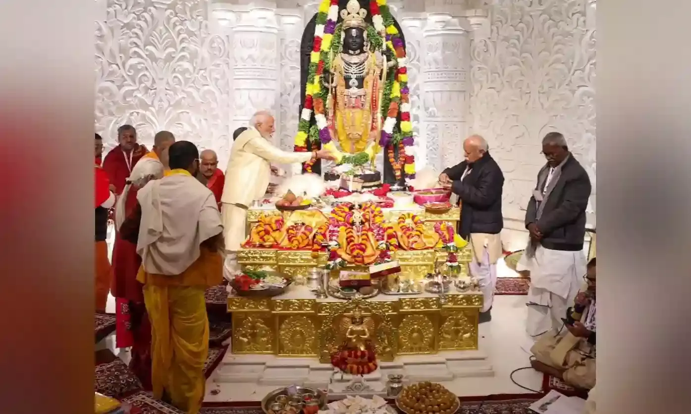 Beginning of a new era, says PM Modi after Ram Lallas Pran Pratishtha in Ayodhya temple