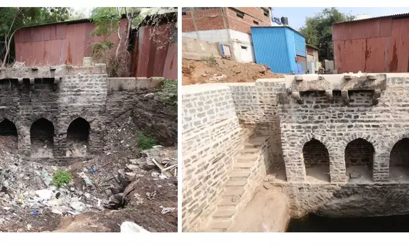 Heritage Revival: Aga Khan Trust restores Saidani Ma Tombs Baoli on Tank Bund