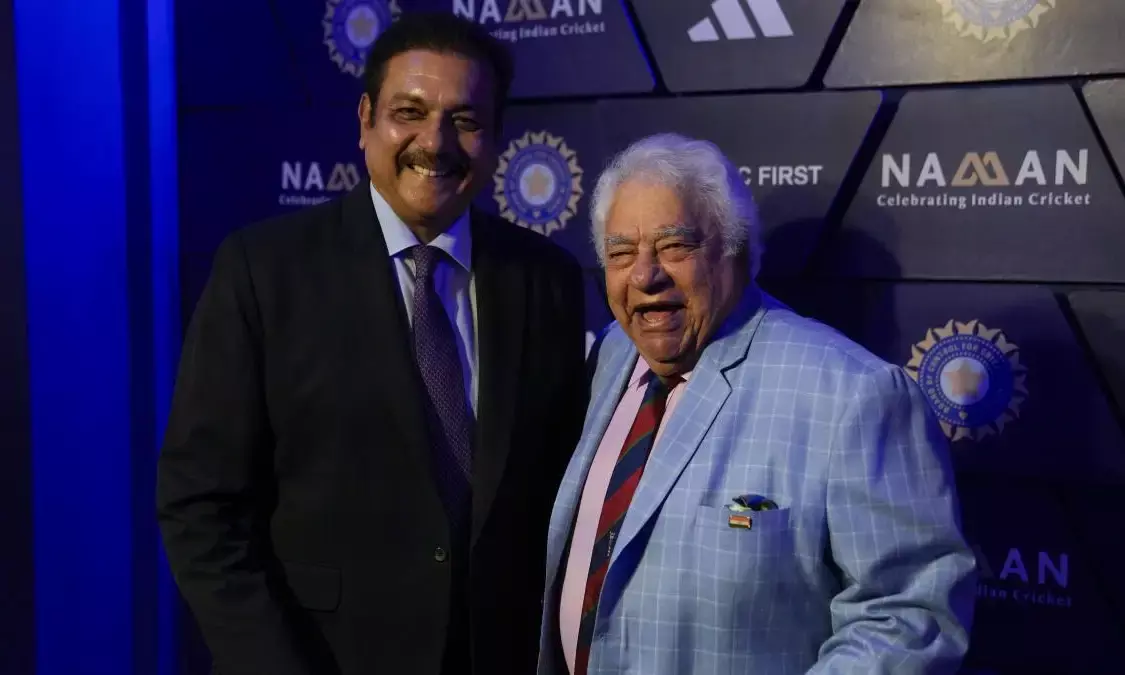 Ravi Shastri, Farokh Engineer honoured with Col CK Nayudu Lifetime Achievement Award