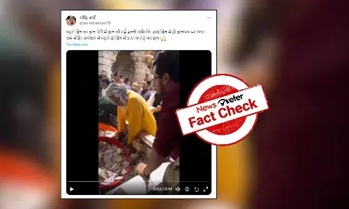 Fact Check: Viral video of temple donations is from Sanwaliya Seth Mandir in Rajasthan, not Ayodhyaās Ram Temple