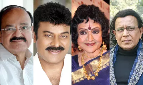 Venkaiah Naidu, Vyjayantimala, Chiranjeevi, Mithun Chakraborty  among 132 Padma awardees