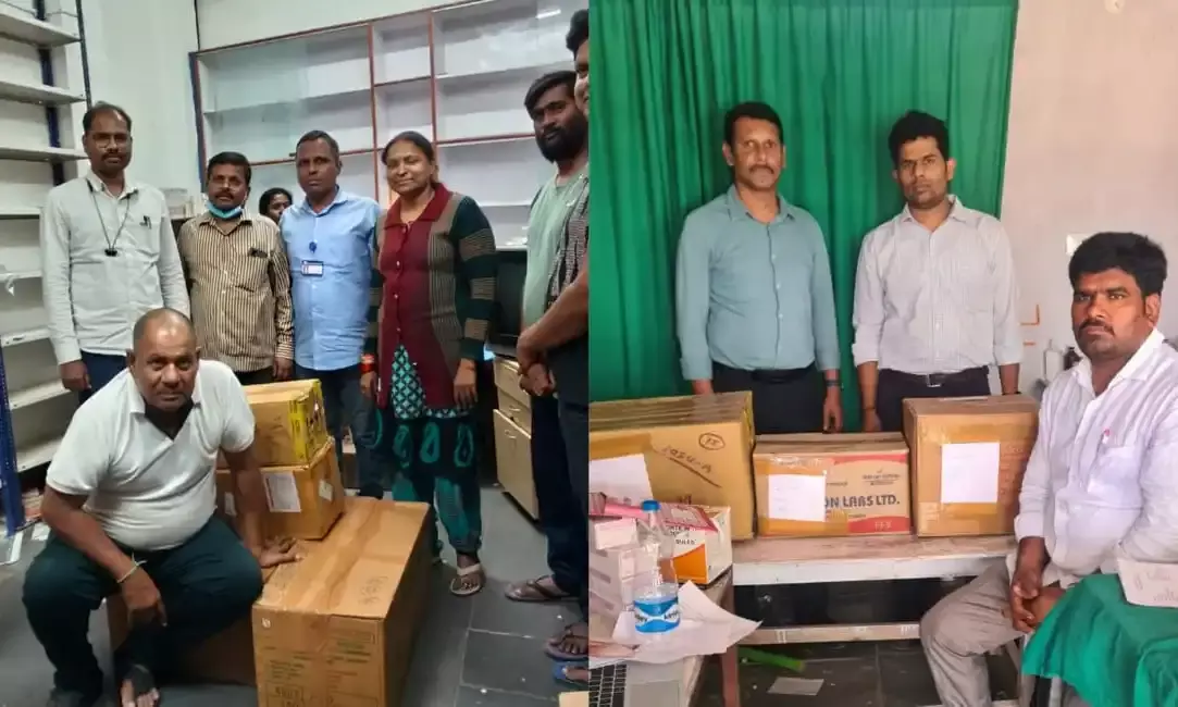 DCA raids illegal medical shop, quack’s clinic in Falaknuma, Medak; seize drugs worth lakhs