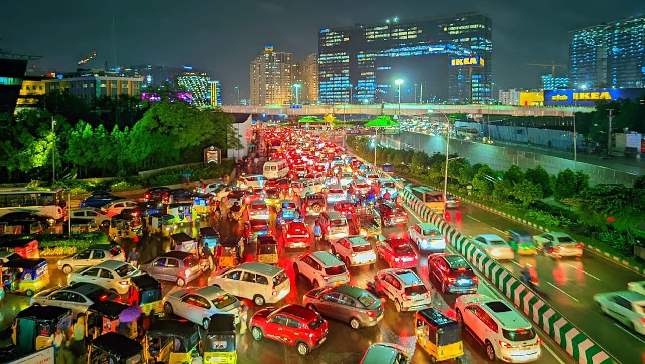 Chockablock Why has traffic situation worsened in Hyderabad after