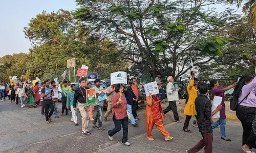 Hamara Bharat, Sabka Bharatā: Hundreds march through Hyderabad for upholding constitutional values