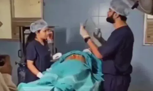 Doctor holds his pre-wedding shoot inside govt hospital operation theatre, dismissed