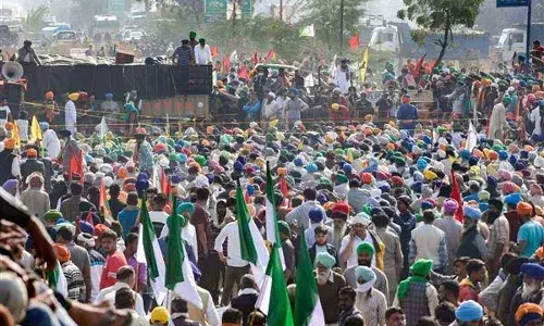 `Modi destroyed agriculture, defence forces: Congress extends support to marching Punjab farmers